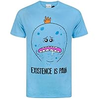 Camiseta de Rick y Morty Camiseta Azul del Personaje Mr Meeseeks
