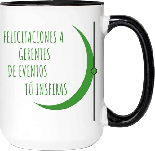 Gift Design Idea Gift for Events Manager - From Funny Unicorn Job - Son Daughter Friend Family 15 Oz White Ceramic Black Inner Mug