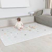 Amazon.co.jp: Dwinguler もちもちクッションプレイマット 防水 140