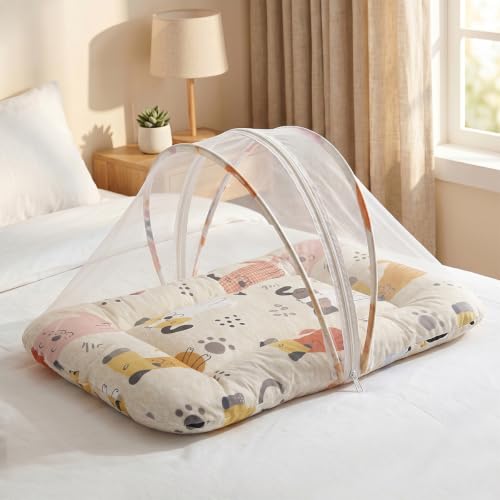 Image of StarAndDaisy 3 in 1 Baby Mosquito net for Sleeping - Newborn Mosquito net for Newborn Baby / / Washable Cotton Design, Soft and Comfortable Bed -Lion Print