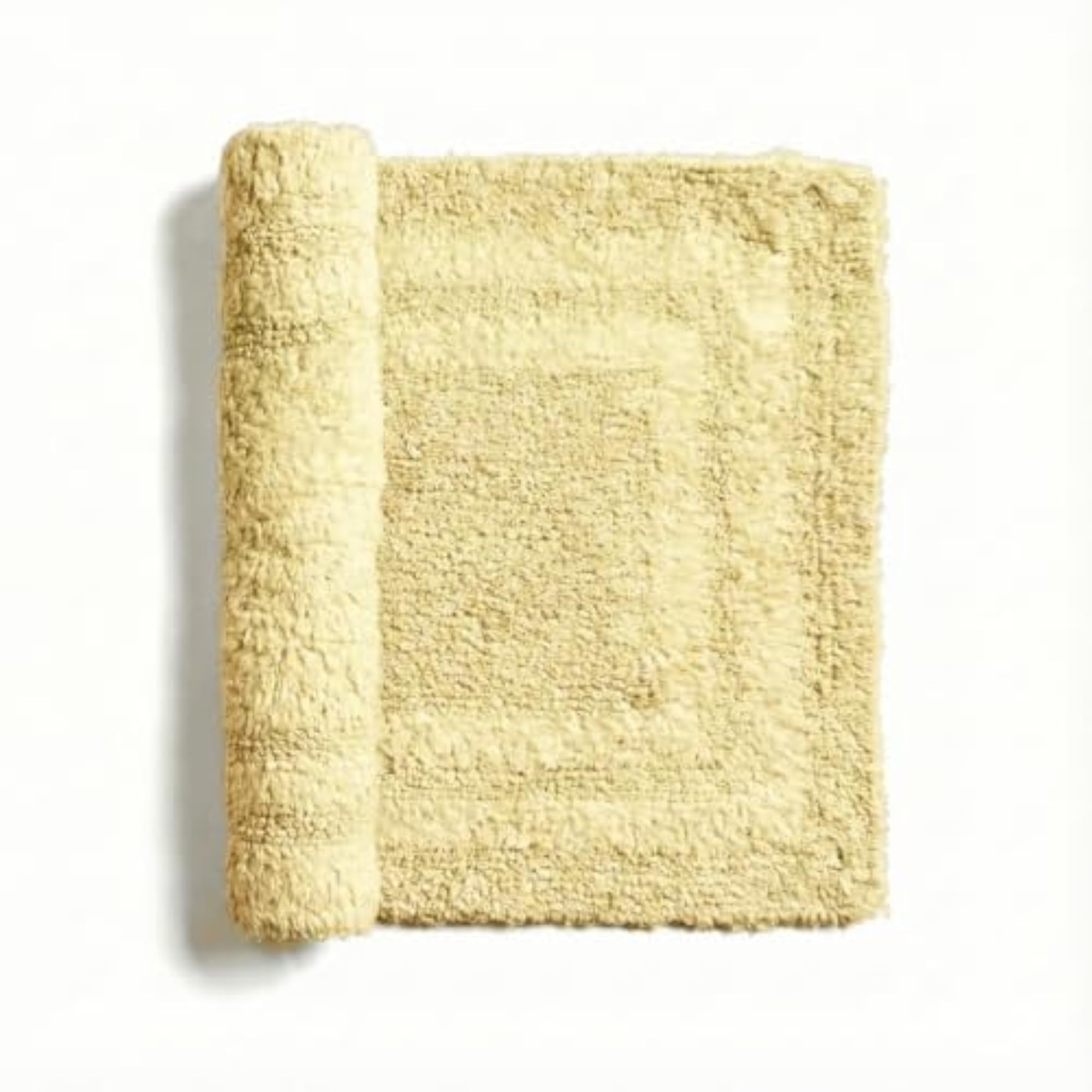Reversible Cotton Rectangle Bath Mats for Home