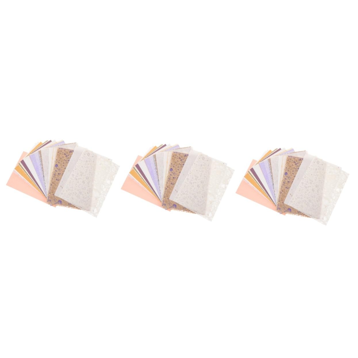 Operitacx 3 Set Adesivi Per Album Di Ritagli Carta Per Decoupage Forniture Per Album Di Ritagli Per Carta Per Album Di Ritagli Carina Pagine Autoadesive Per Album Di Ritagli Nastro 30 fogli*3
