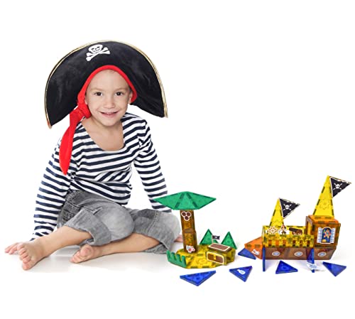 Tytan Tiles Pirate Ship & Island 60-Piece Magnetic Tiles Set — view 6