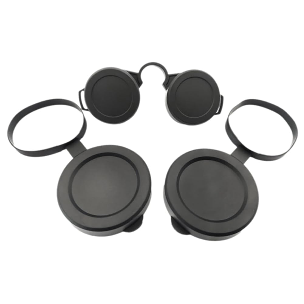 Tapas de Goma para prismáticos para Objetivos, Cubiertas oculares para prismáticos, Cubiertas telescópicas, Protectores de Lentes A