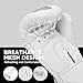 FIVING Kids Boxing Gloves, Youth Boxing Training Gloves for Kids Boys and Girls, 4oz & 6oz Fighting Gloves, Punching Bag Kickboxing Thai Mitts MMA Training Sparring Gloves (White, 6oz)