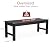 Stoog Outdoor Bench, 2-Person Outdoor Poly Lumber Backless Bench, Weatherproof Garden Bench, Never Rot or Fade, Suit for Church, Backyard, Porch and Park, Black
