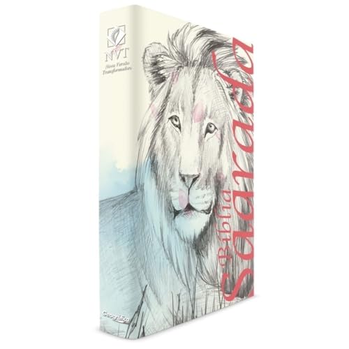 Bíblia leão traços – Capa dura – NVT – Book7: