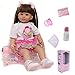 ZIYIUI Bambole Reborn Femmine 24 Pollici 60 cm Morbido Silicone Vinile Fatto a Mano Realistico Bambola Reborn Originali Toddler Neonato Regalo di Compleanno Giocattoli
