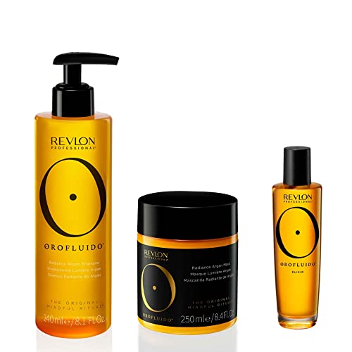 Orofluido Elixir Revlon Professional : Kit Shampoing, Masque et Huile d'Argan