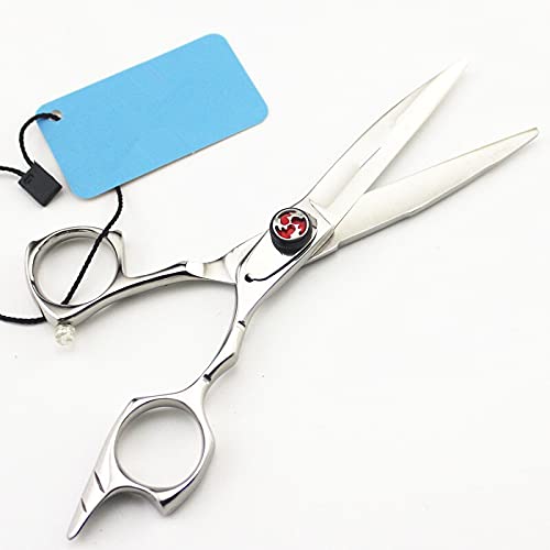 Tijeras para cortar el cabello, tijeras japonesas de 5.5 pulgadas con corte plateado para peluquería, tijeras de corte, tijeras de entresacar, tijeras de peluquería, herramientas para cortar el cabel
