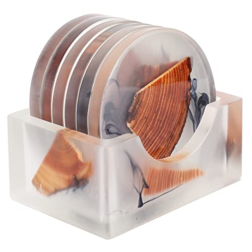 6Pcs Brink Coasters avec support pour verres et tasses de table - 2