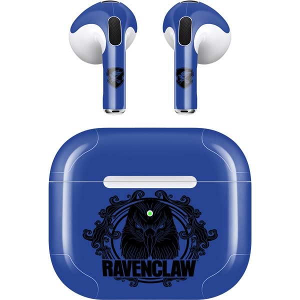 Skinit Decal Audio Skin Compatible with Apple AirPods (3rd Gen, 2021) - Officially Licensed Warner Bros Ravenclaw Illustration Design
