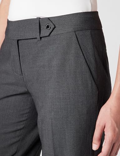 Image of Calvin Klein Women's Classic Fit Straight Leg Lux Suit Pants
