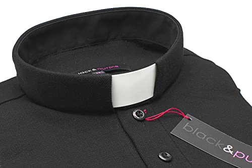 Clergy Polo Shirt Short Sleeve in Black Color (4XL)3