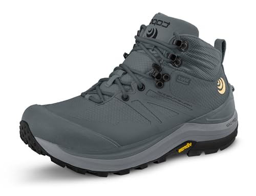 Topo Athletic Women's Trailventure 2 WP Comfortable 5MM Drop Trail Running Boots, Athletic Shoes, Grey/Grey, Size 10