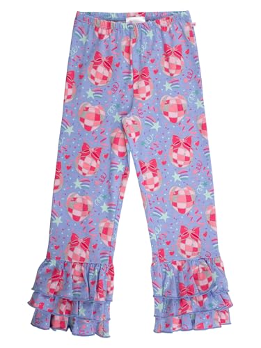 Image of RuffleButts Baby /Toddler Girls Stretchy Flare Pants w /Ruffles