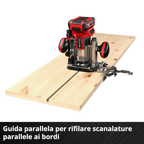 Einhell Professional Fresatrice Verticale A Batteria TP-RO 18 Li Bl-Solo Power X-Change (18 V, Alt. Di Sollev. 35 Mm, Motore Brushless, Incl. Guida Parallela, Senza Batteria E Caricabatteria) - 9