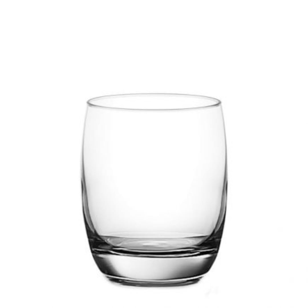 Ocean Ivory Rock,320 Ml. | Soda Lime Glass | Set of 6 | Clear & Transparent