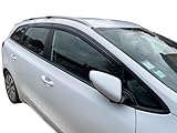 AUTO CLOVER Wind Deflectors Set for Kia Ceed Estate 2012-2018 (4 pieces) - Image 2
