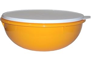 Big Vintage Edition Fix N Mix Bowl Harvest Yellow with Airtight Sheer Seal Lid
