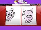 Drawing a Pig Using Shapes!