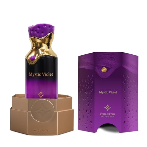 Frais et Frais Mystic Violet Perfume 100ML - Eau de Parfum - Womens Amber Woody Fragrance with Vanilla, Jasmine & Sandalwood
