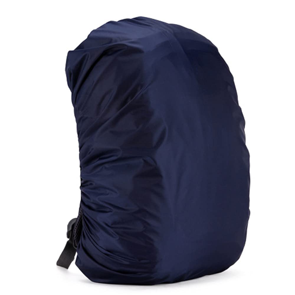 Waterproof Rucksack Cover Backpack Rain Cover 30L-100L for Travel Climbing Hiking (Navy, 40L-50L)