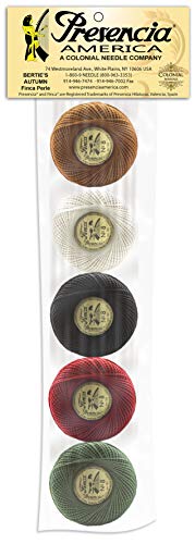 Presencia Pearl Cotton Size 8 Thread Sampler Pack Bertie's Autumn miniatura 1