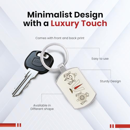Image of MG | Motivational & Devotional Metal Glossy Keychains | Shiva /Krishna /Ganesha /Balaji /Buddha /Hanuman /Jesus /Laxmi /Ram /Evil Eye - Stylish & Durable Gift Keychain