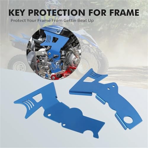 Cubierta Protectora de Marco Izquierdo y Derecho Yamaha Raptor 700 Evita Daños en Chasis 3
