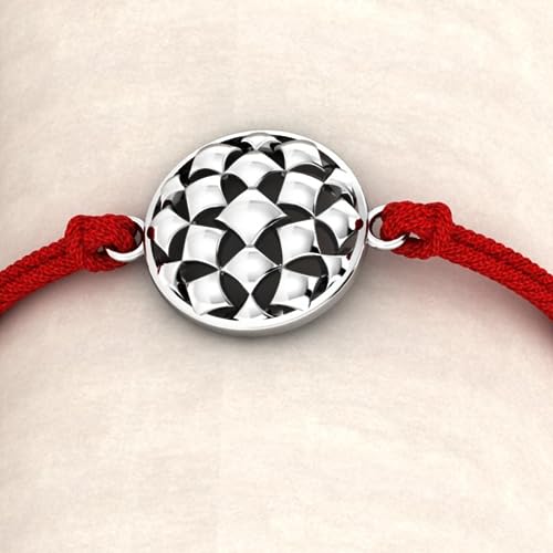Image of KuberBox Men's Silver Rakhi, Sayukta Mesh, Bracelet for Raksha Bandhan For Brother