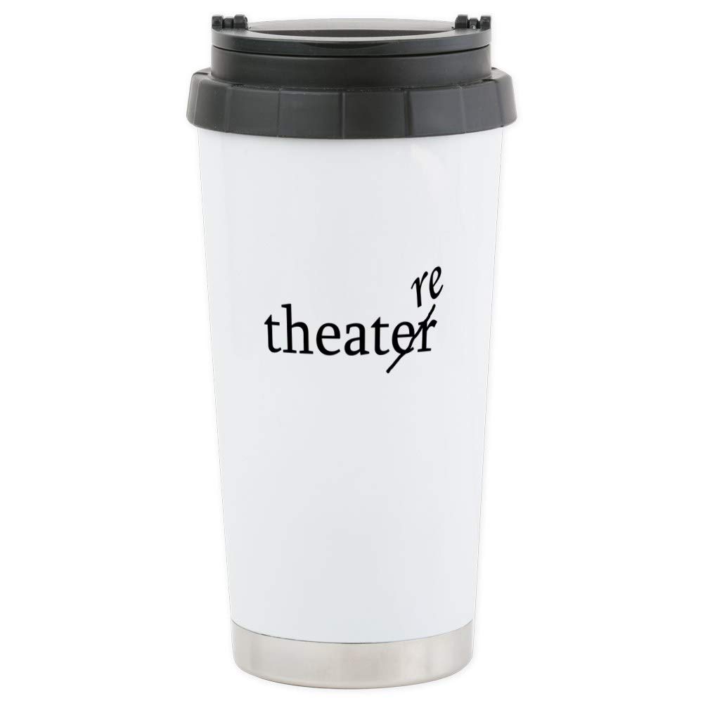 CafePress Theatre Spelled Re Stainless Steel Travel Mug 20 oz. Insulated Stainless Steel Coffee Tumbler