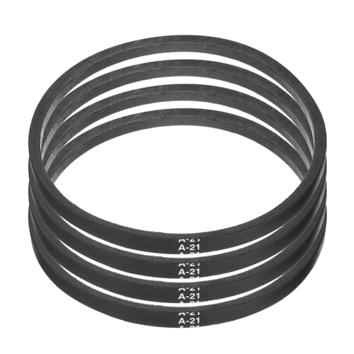 Image of uxcell 4pcs A21 or 4L230 Classic Wrapped Rubber V-Belt, 21 inch(535mm) Inside Circumference, A Profile V Belt