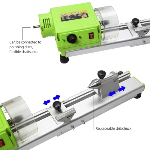 BACHIN 580W Benchtop Wood Lathe