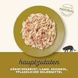 Applaws Premium Natural Katzenfutter Nass, Huhn mit Lamm in Gelee 70g Portionsbeutel (16x70g)