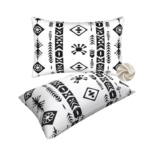 Housse de coussin 60x90 cm lot de 2 cadeaux deco pour la maison