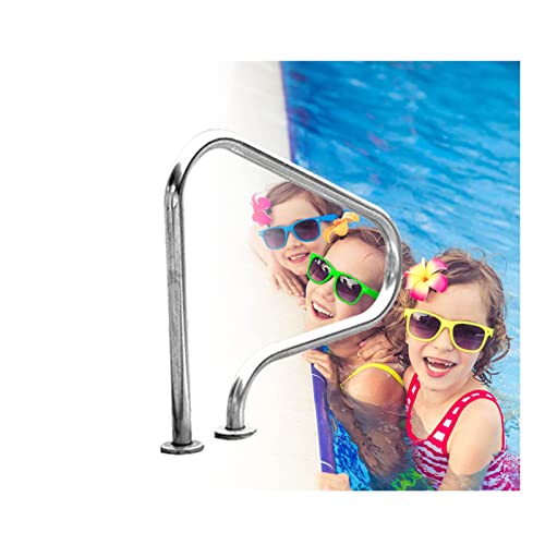 Barandal para piscina de acero inoxidable con base rápida miniatura 1