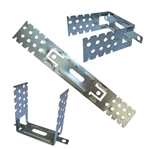 MiG-met - Direktabhänger - 0,8x75mm - 100 ST - Deckenverkleidung - Deckenabhänger trockenbau - U profil - Aluminium profil - Trockenbauprofil - Splint - Rigips werkzeug - plattenheber - Deckenhalter