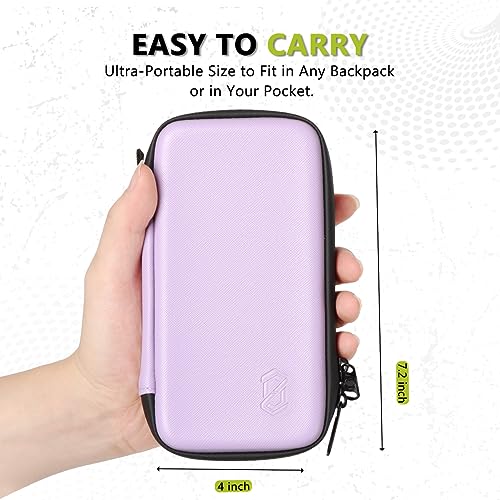 OZCHIN Smell Proof Bag with 4 Tubes Odor Proof Smoking Tobacco Pipe Carbon Lined Stash Bag Odorless Bag King Size Medicine Lock Storage Container Fit in Pocket-Great Gifts for Friend(Purple) - Image 3