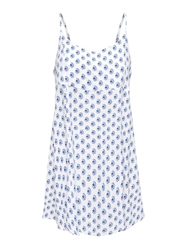 Robe courte à bretelles idéale pour vos flâneries estivales en terrasse en taille M