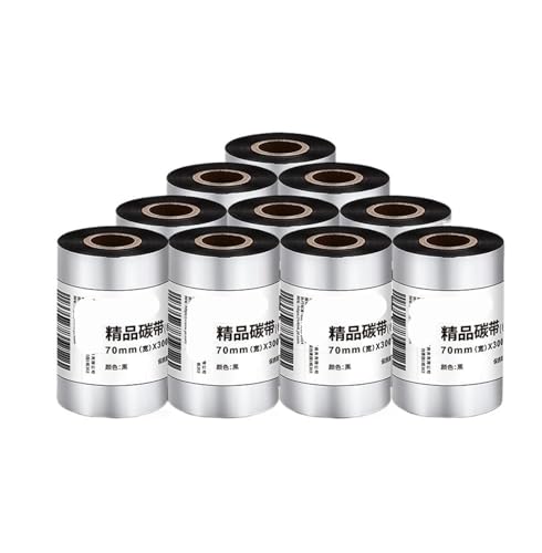 Ruban 70mm*300m axe simple pour éviter les étiquettes effacées et illisibles