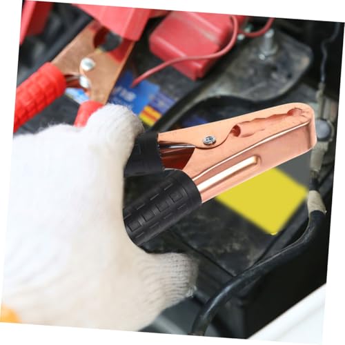 Cables puente de emergencia para coche: kit de 2 piezas fácil de usar para arrancar la batería 6