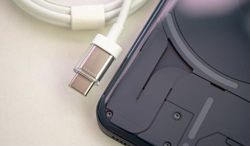 Image of Nothing Original 45W Type C Charger Set with C to C 3Ft Cable Compatible with Nothing Phone 2A /2 /1|Galaxy S24 Ultra /S23|Honor X9B /90 Pro|15 Pro Max /15 Plus /15,45Watt Charging Adaptor,White