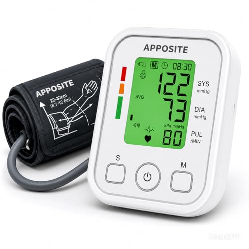 Image of Blood Pressure Monitor, Upper Arm Cuff, Lcd Display