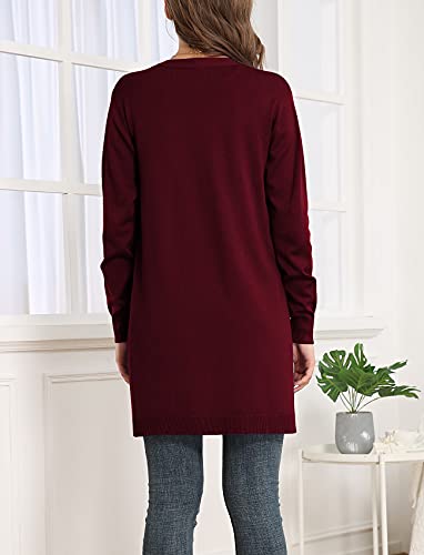 Image of VIISHOW Women's Classic Cardigans Long Sleeve Open Front Casual Knit Cardigan Sweaters Coat Soft Outwear