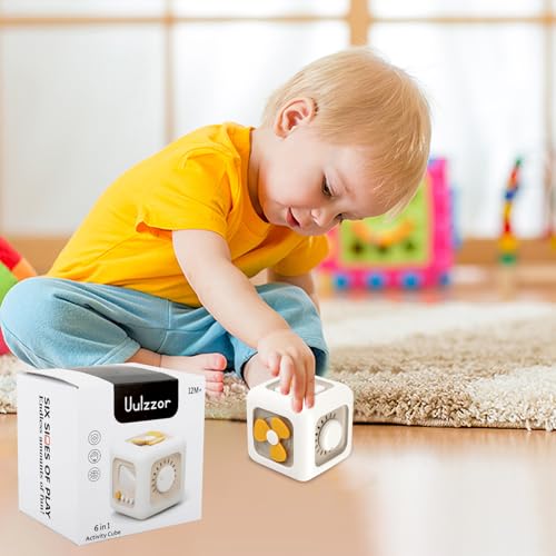 LWMTT 6-in-1 Montessori Spielzeug ab 1 Jahr, Baby Spielzeug 1-3 Jahre, Sensorisches Lernspielzeug, Reisespielzeug, Jungen und Mädchen ab 12 Monaten