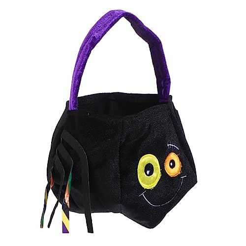 Ciieeo Halloween Pumpkin Bag Candy Bag for Halloween Creative Handbag Lightweight Tote