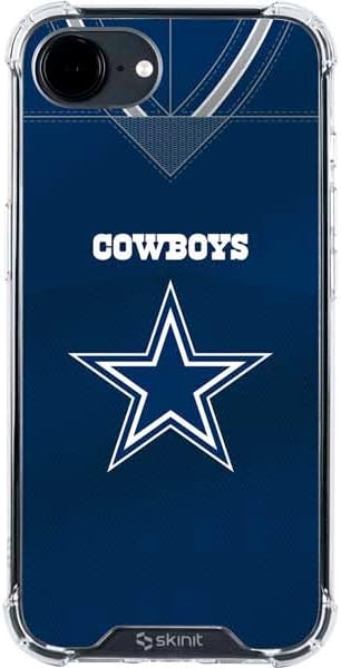 Skinit Clear Phone Case Compatible with iPhone 16e - Officially Licensed NFL Dallas Cowboys Large Logo Design