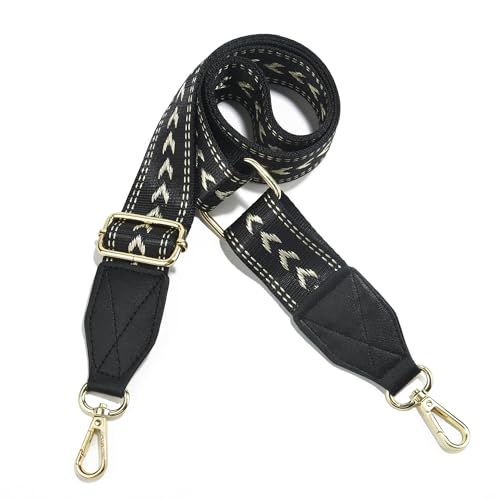 Image of LEMEDE Purse Strap Replacement Crossbody 1.5 inch Wide Shoulder Strap Adjustable Straps Handbag Strap Replacement Belts