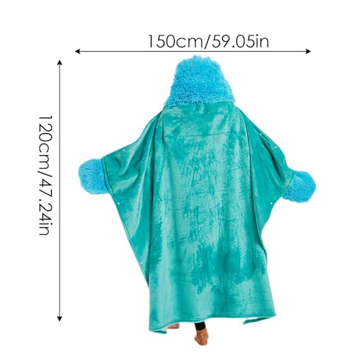 Couverture dinosaure portable cape flanelle couvre-lit